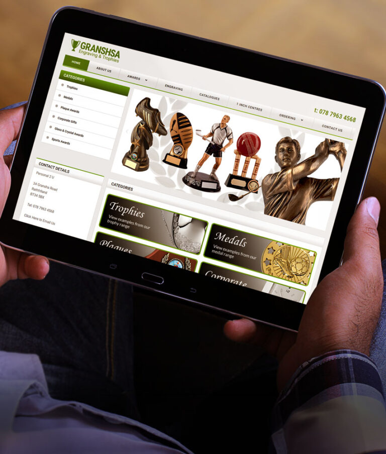 Web Design - Online Catalogue Website Design Banbridge Northern Ireland