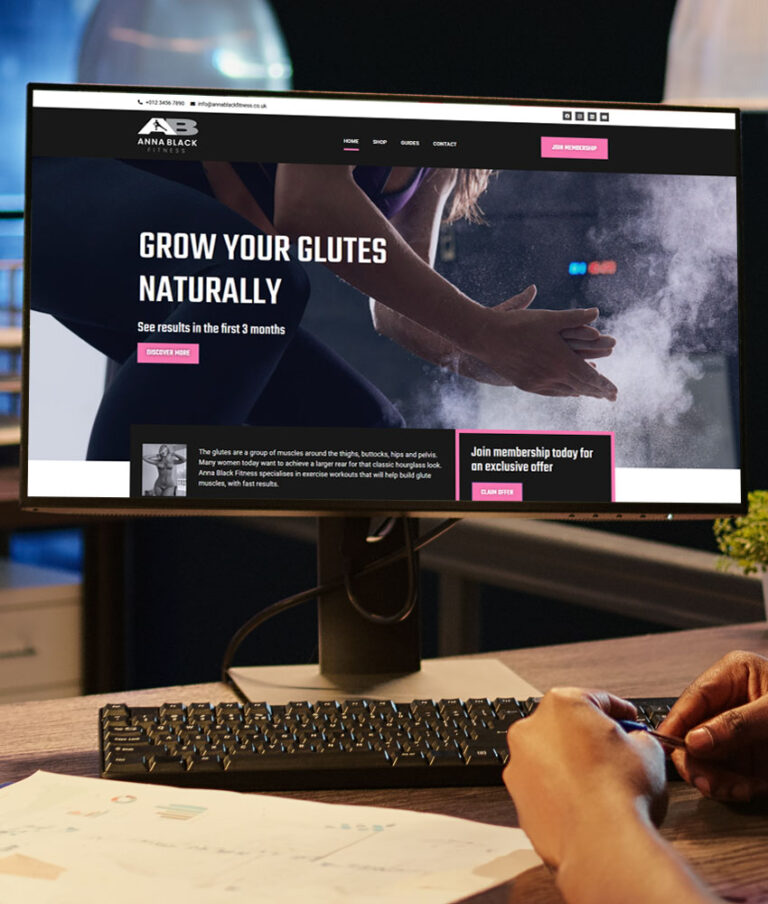 Web Design - Fitness Instructor - Gym