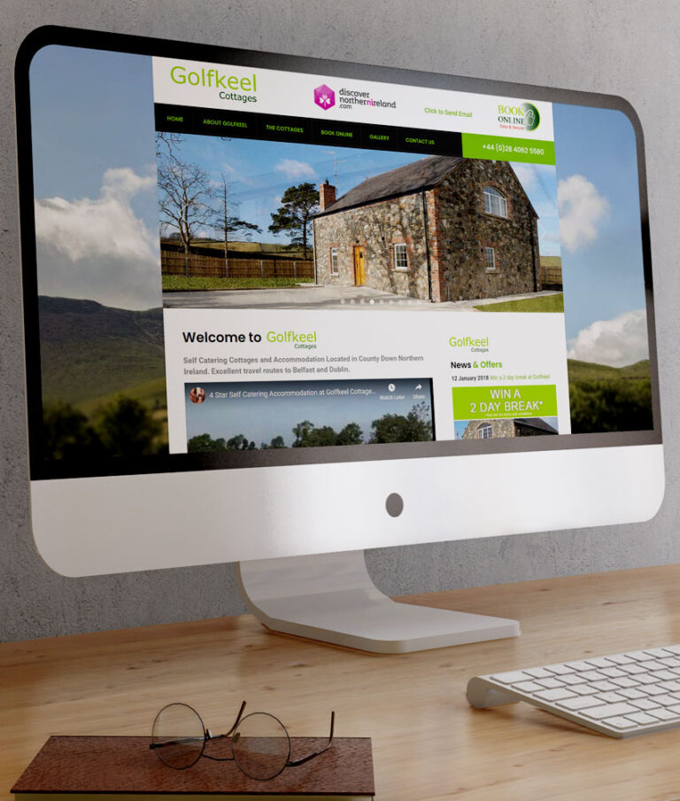 Web Design - Website Design Self Catering Cottage Banbridge Northern Ireland