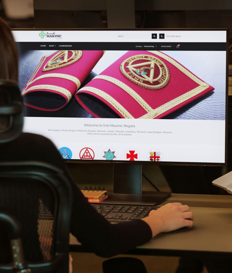 Web Design - Masonic eCommerce Website Design Northern Ireland