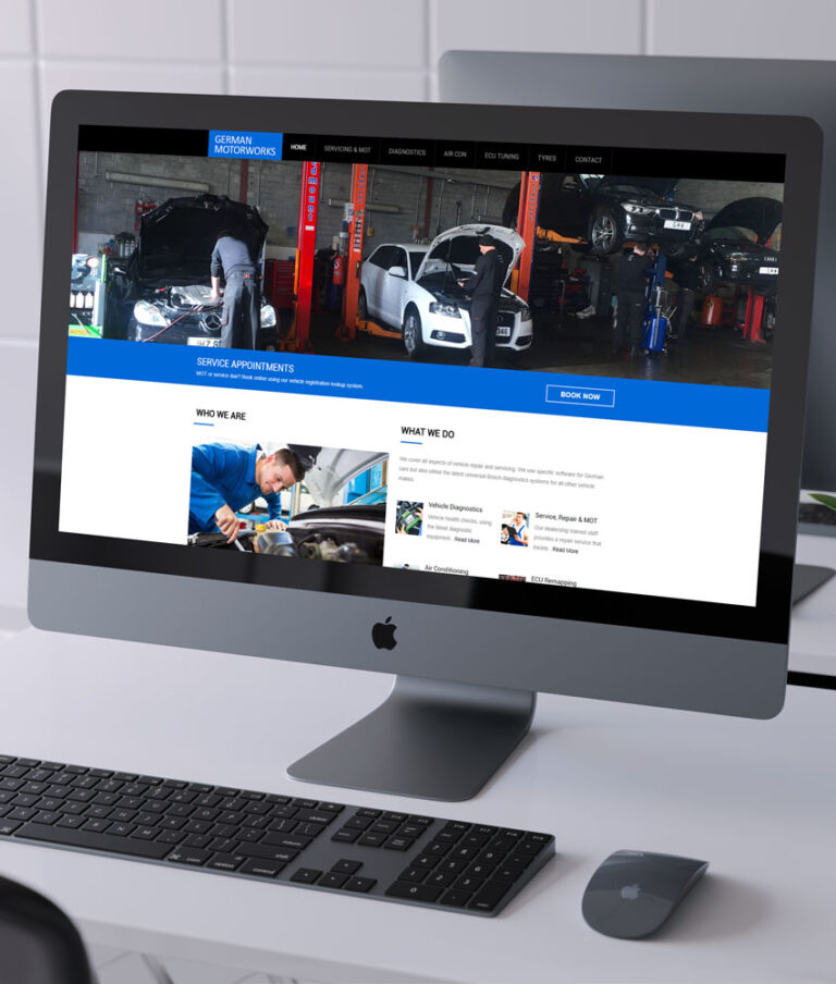 Web Design - Mechanic Website Design Northern Ireland