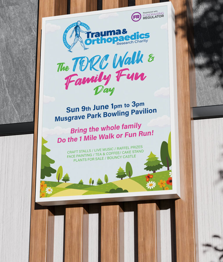 Poster design and print Northern Ireland charity